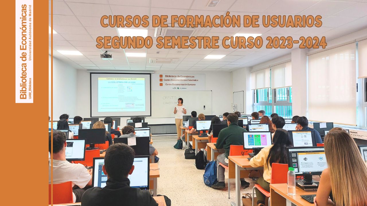 Cartel anunciando la formación del segundo semestre año escolar 2023-2024