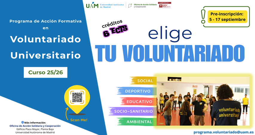 Imagen Tarjeta Voluntariado Universitario Local