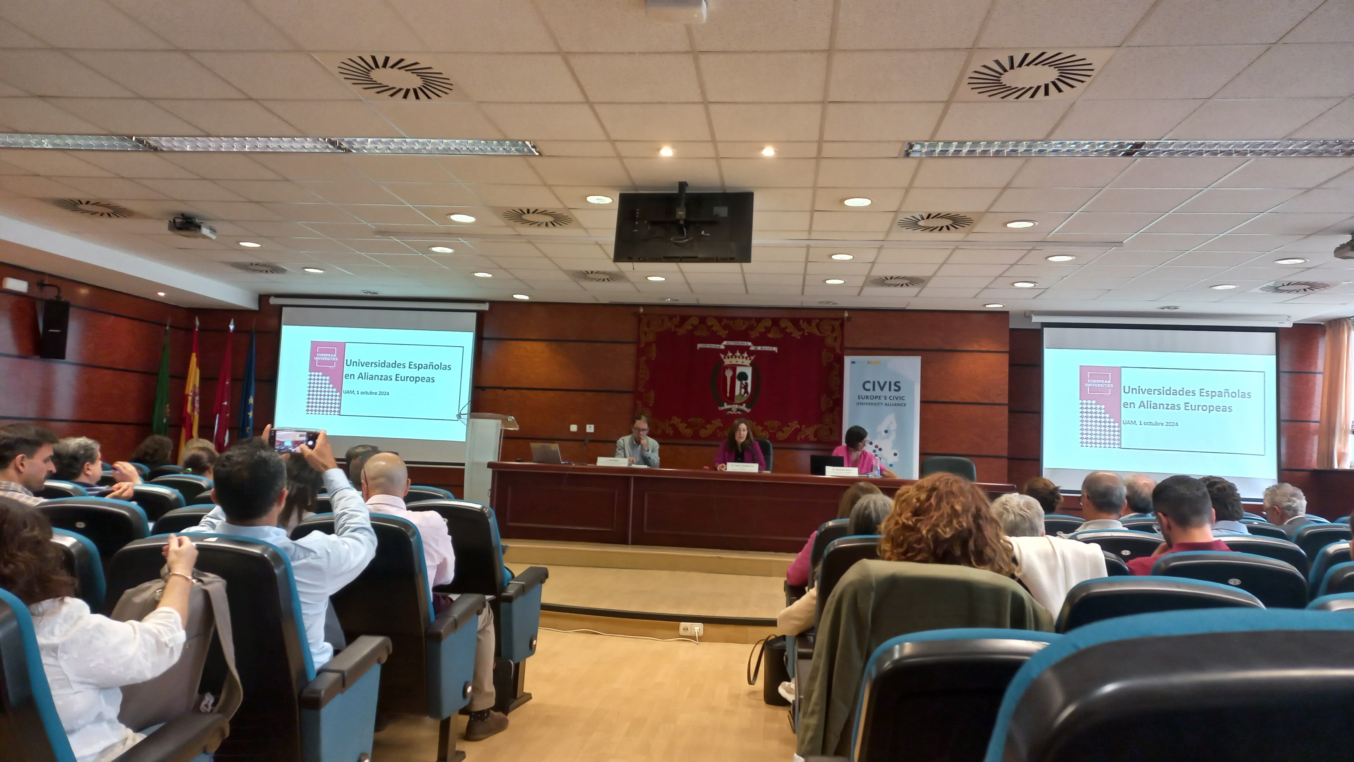 La rectora de la UAM inaugura la reunión del grupo de ‘Universidades Españolas en Universidades Europeas’