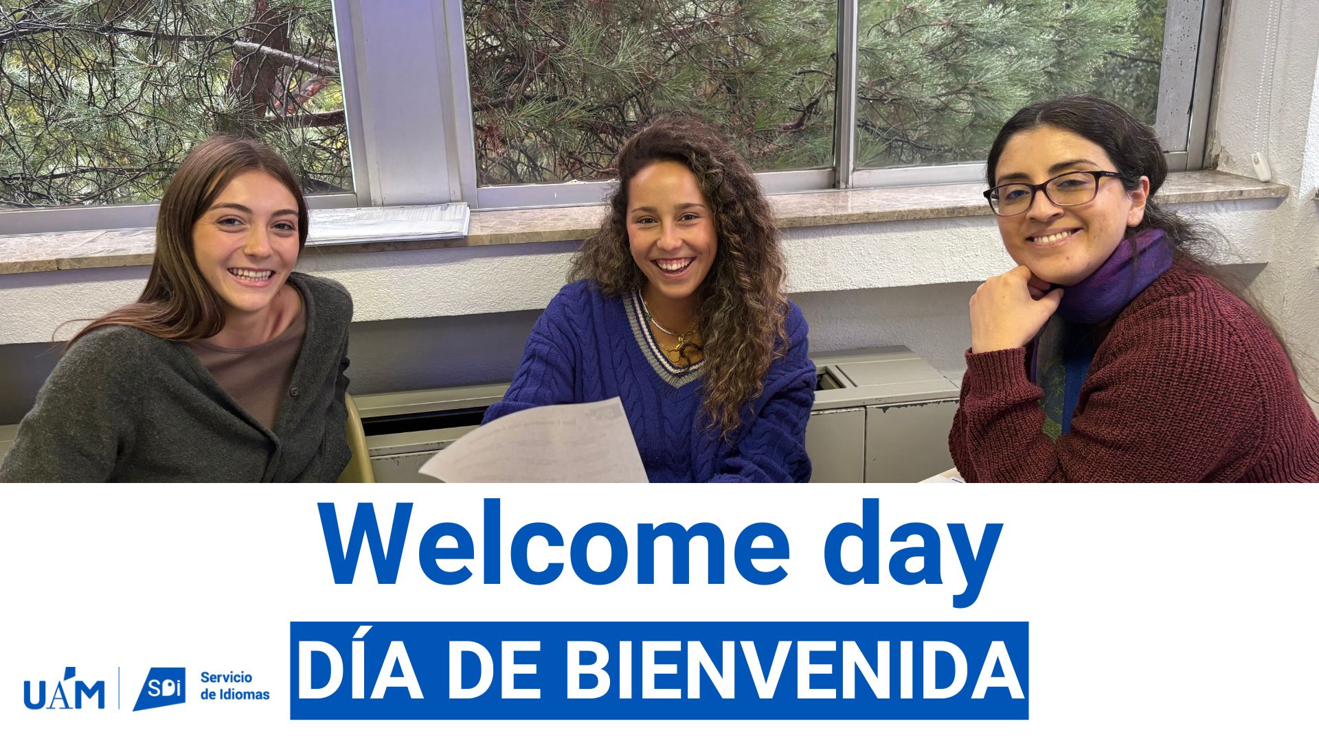 Welcome day. Día de bienvenida.