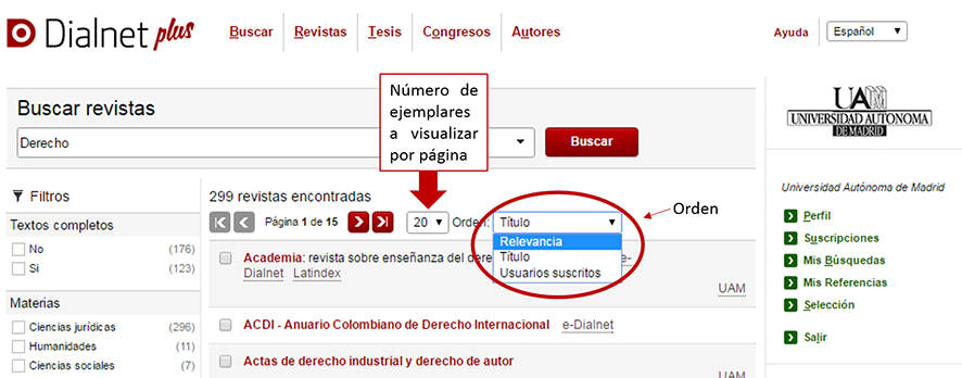 Dialnet busqueda resultados