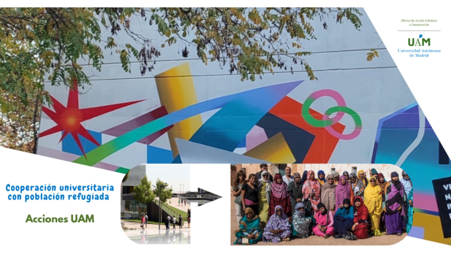 UAM Refugio CUD con población refugiada