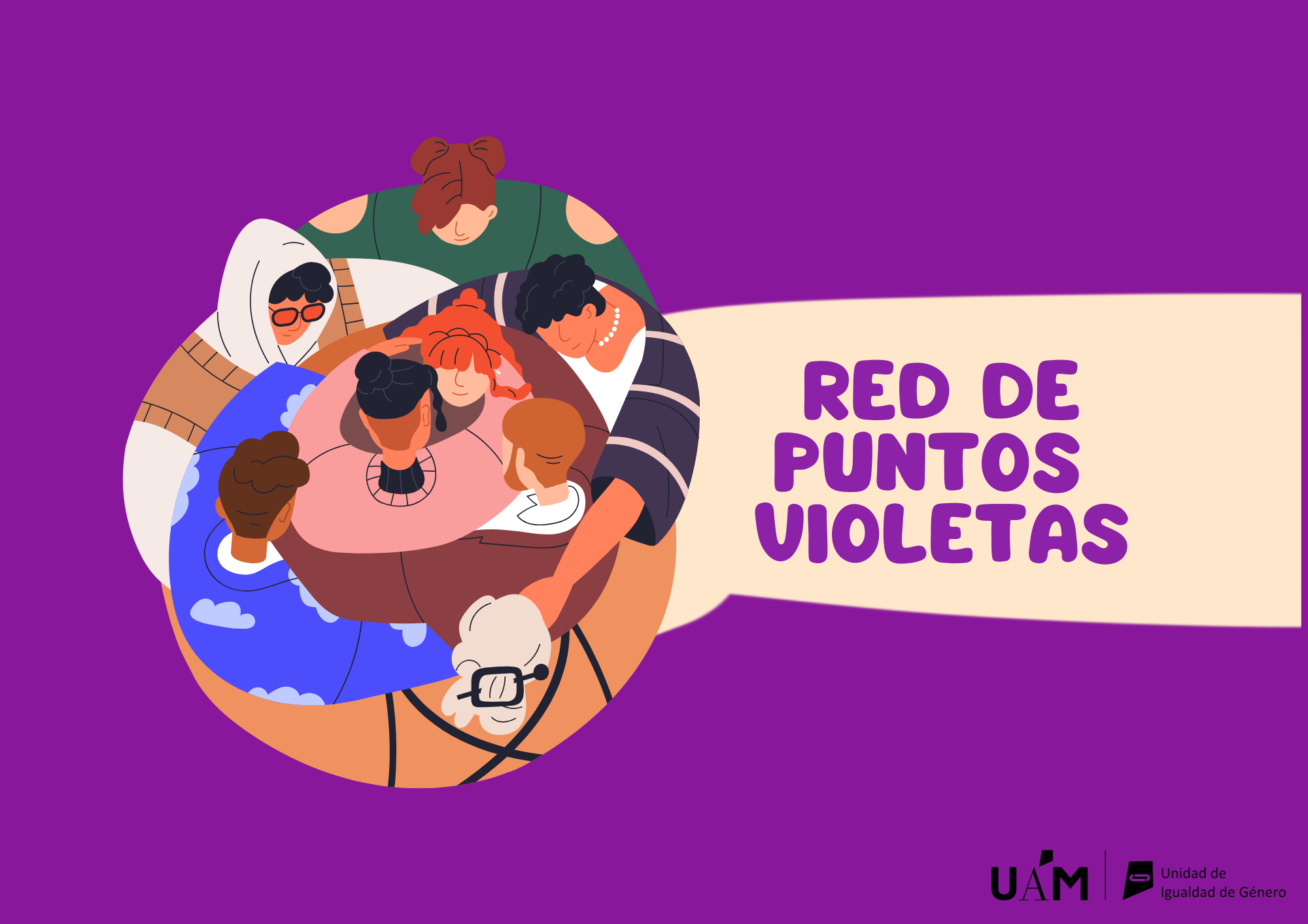 Red de Puntos Violetas