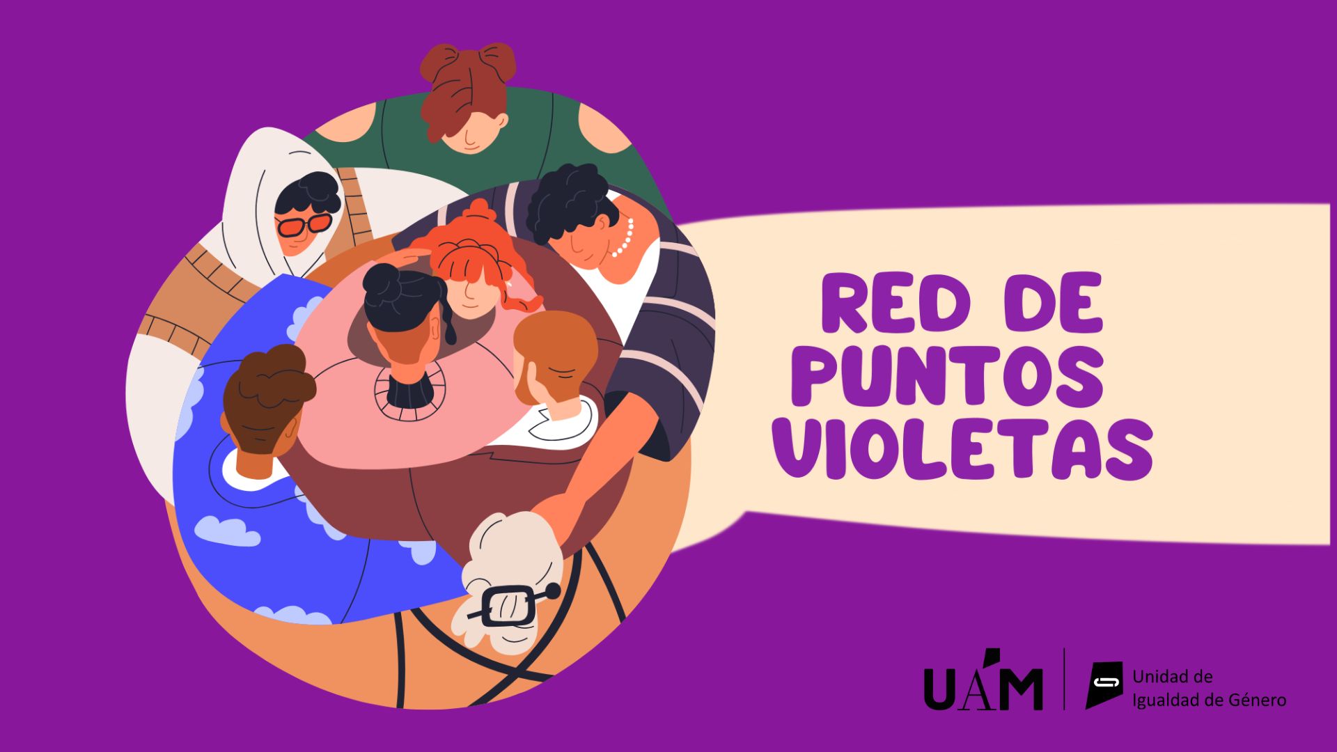 Red de Puntos Violetas