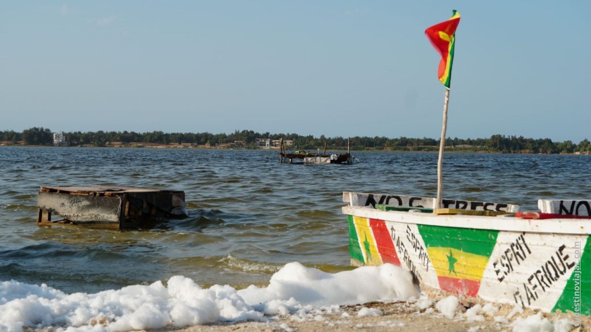 Lago Rosa en Senegal