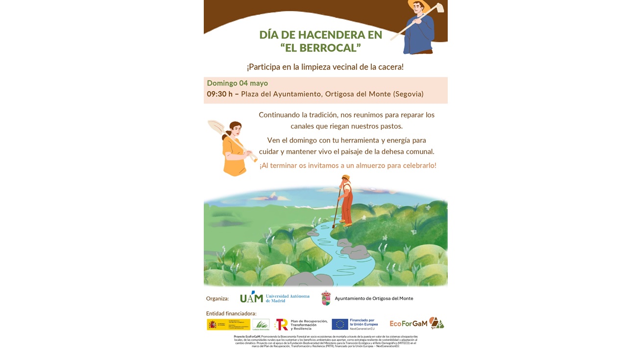 Cartel Día de Hacendera en 