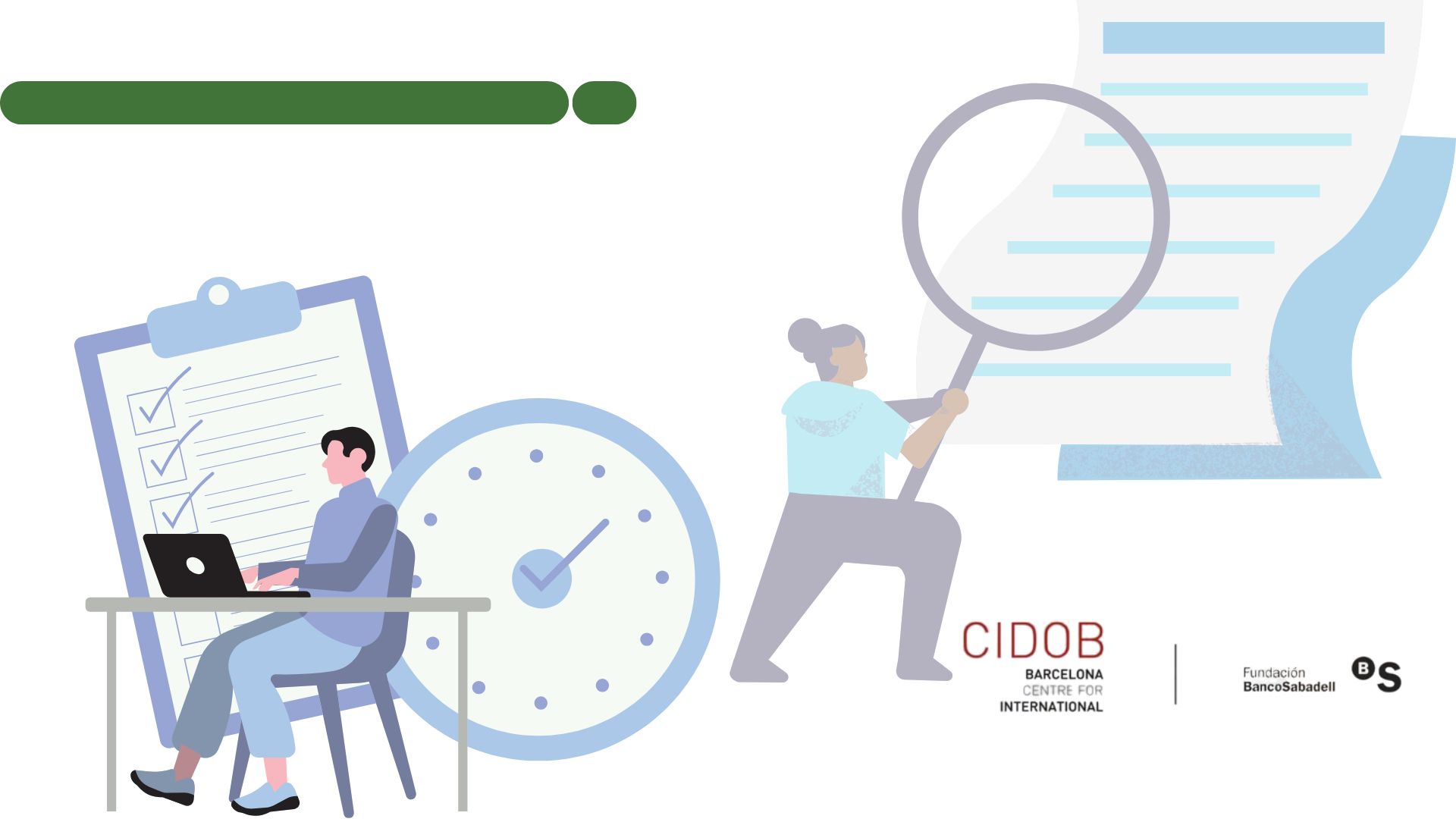 Convocatorias CIDOB y Fundación Banco Sabadell