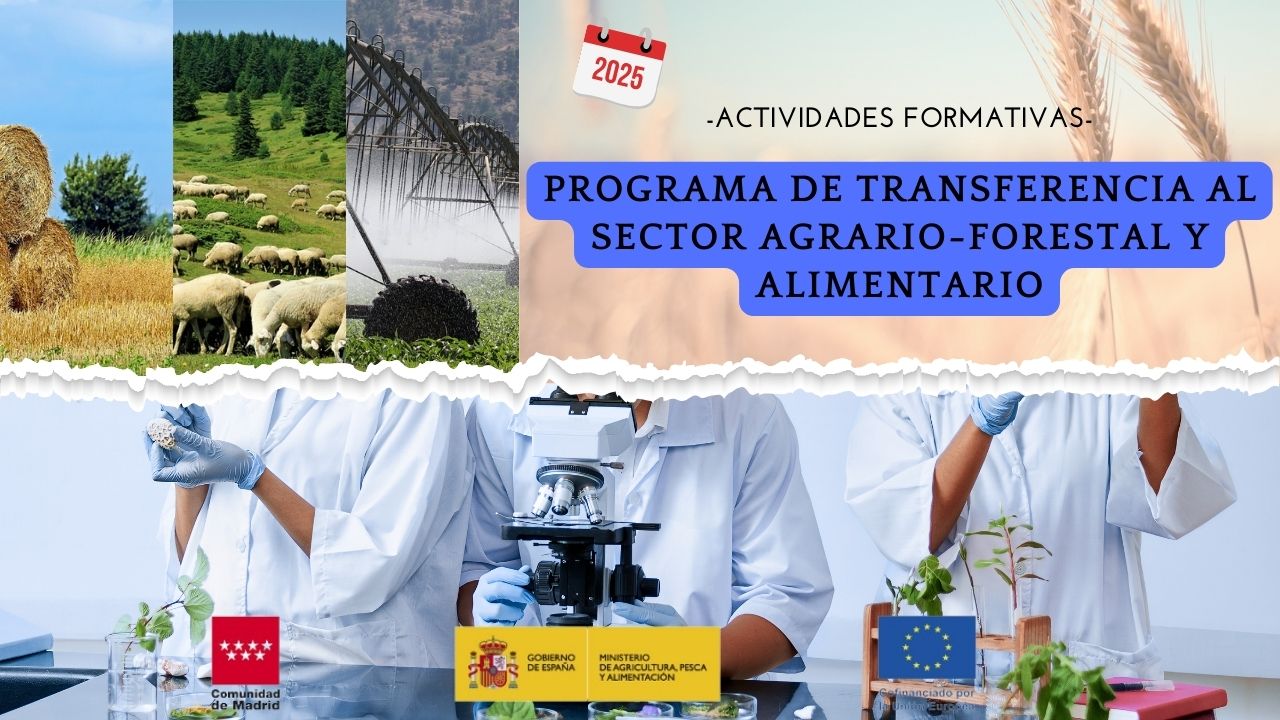 Actividades formativas - Programa de transferencia al sector agrario-forestal y alimentario
