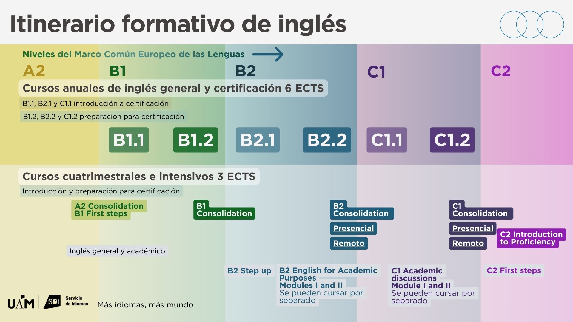 Cursos segundo cuatrimestre 2025-2026