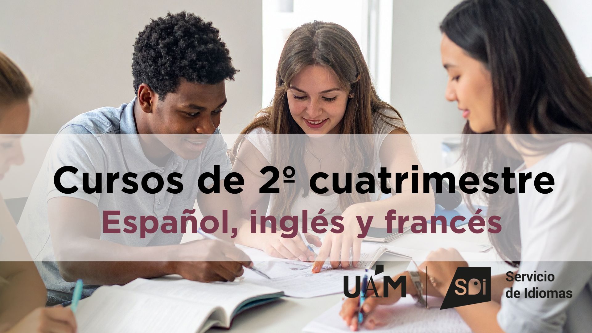 Cursos segundo cuatrimestre 2025-2026