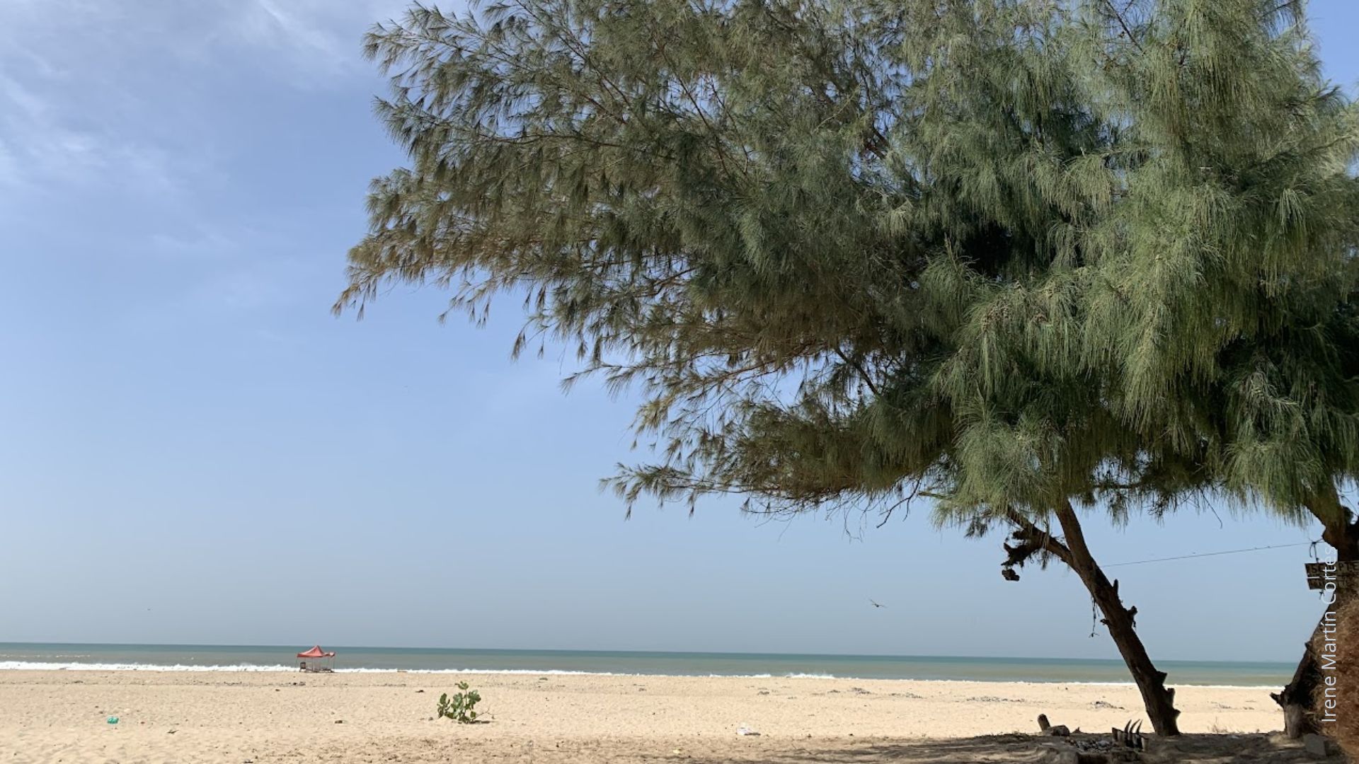 Playa de la costa africana