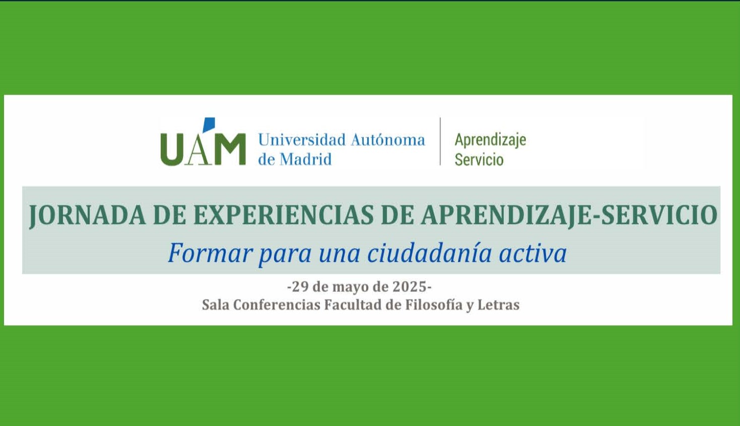 Cartel jornada