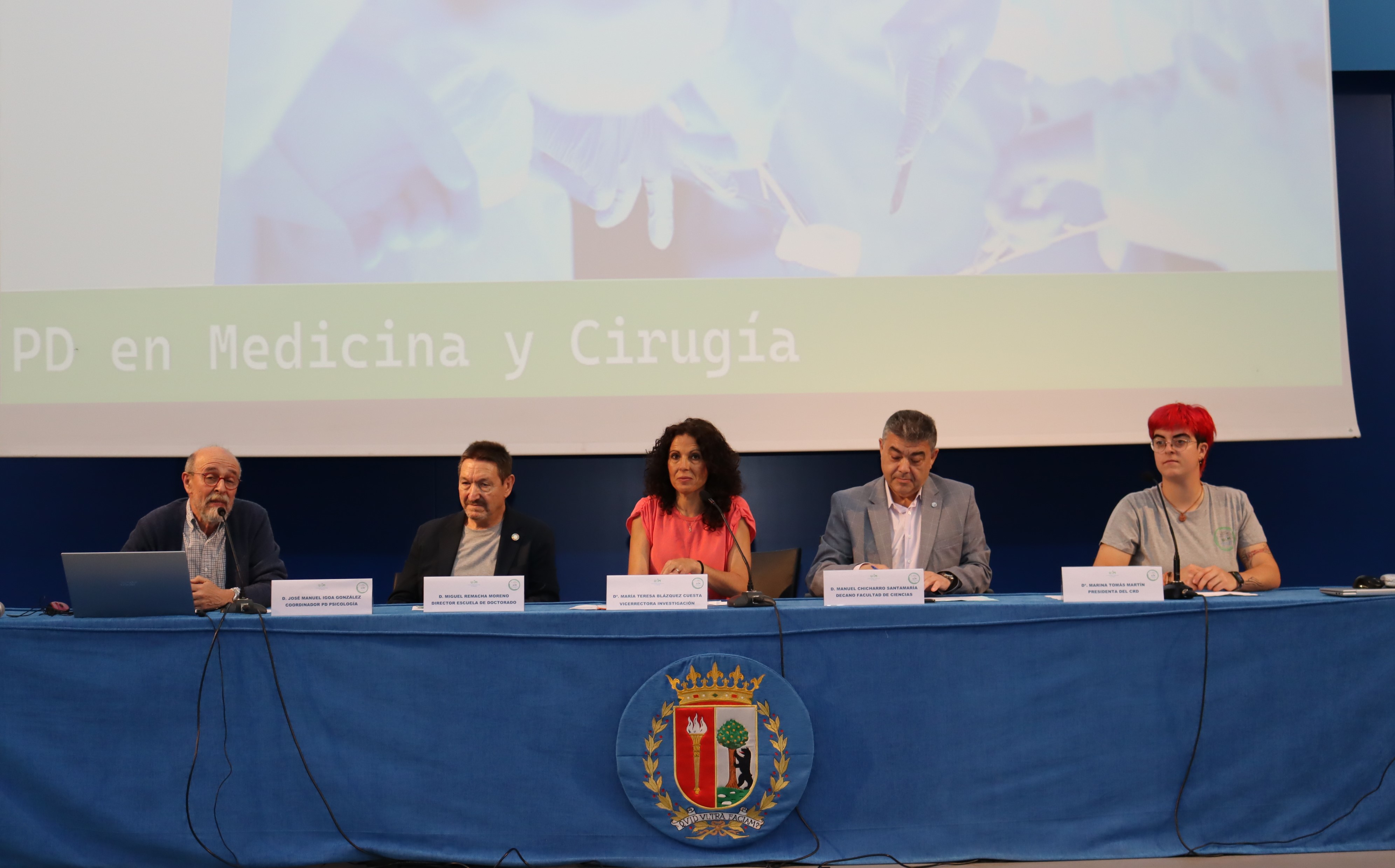 Imagen del Acto de Inauguración Semana del Doctorado 2025