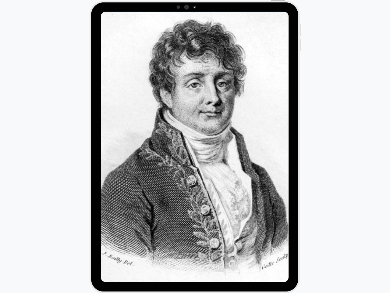 Cartel de la Exposición de Anécdotas sobre Joseph Fourier 