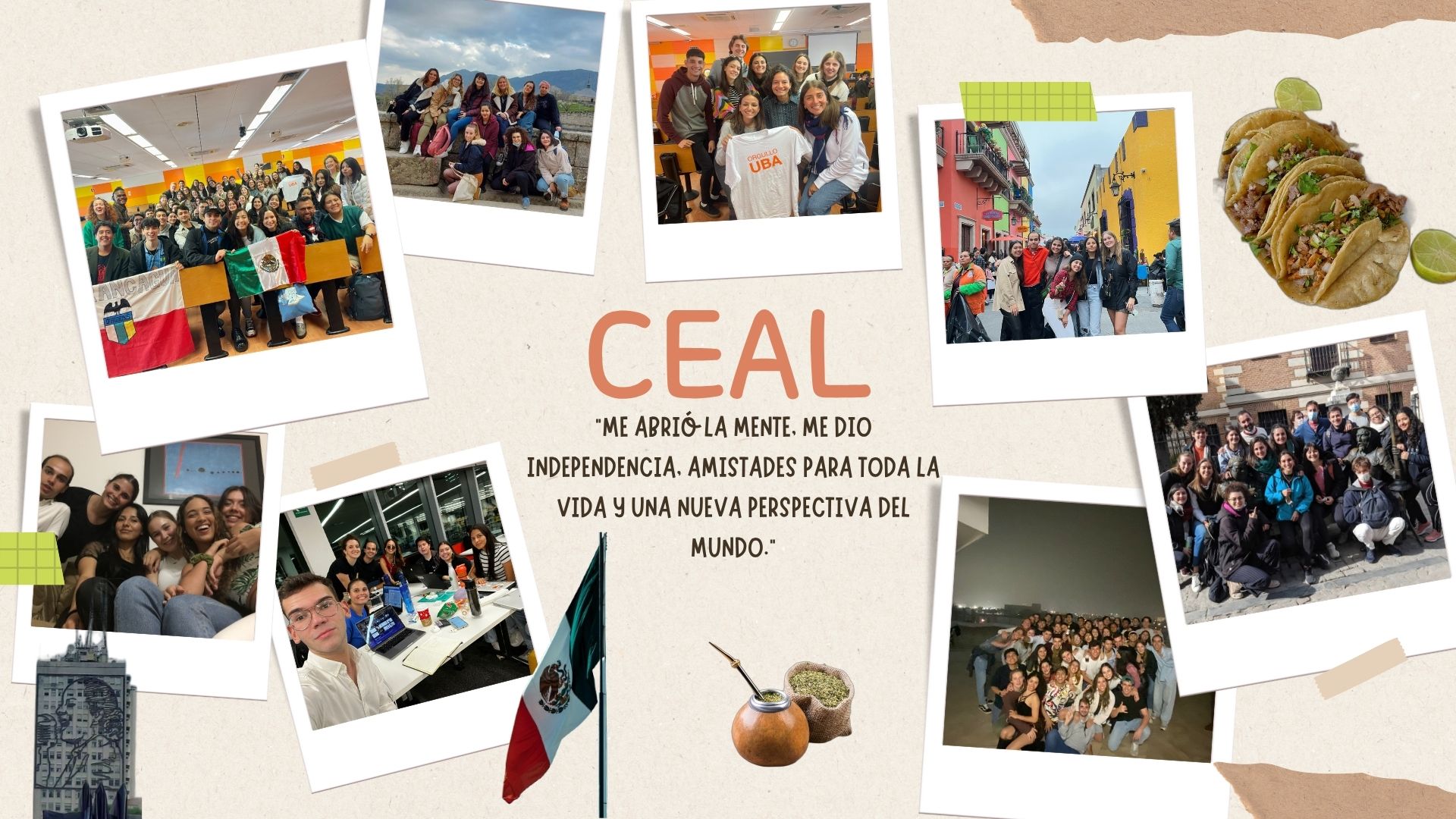Recopilación de imágenes de estudiantes de promociones antiguas de CEAL