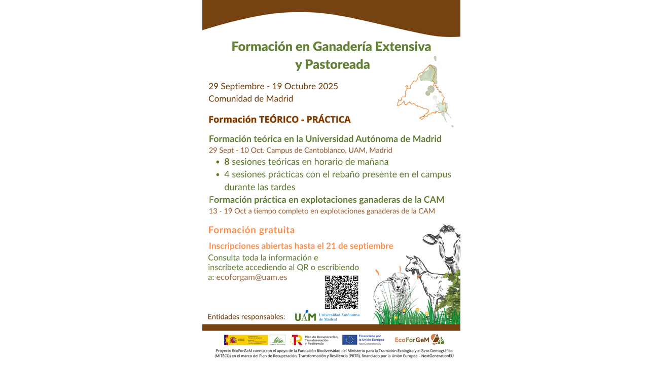 Noticia Formación en Ganadería Extensiva y Pastoreada