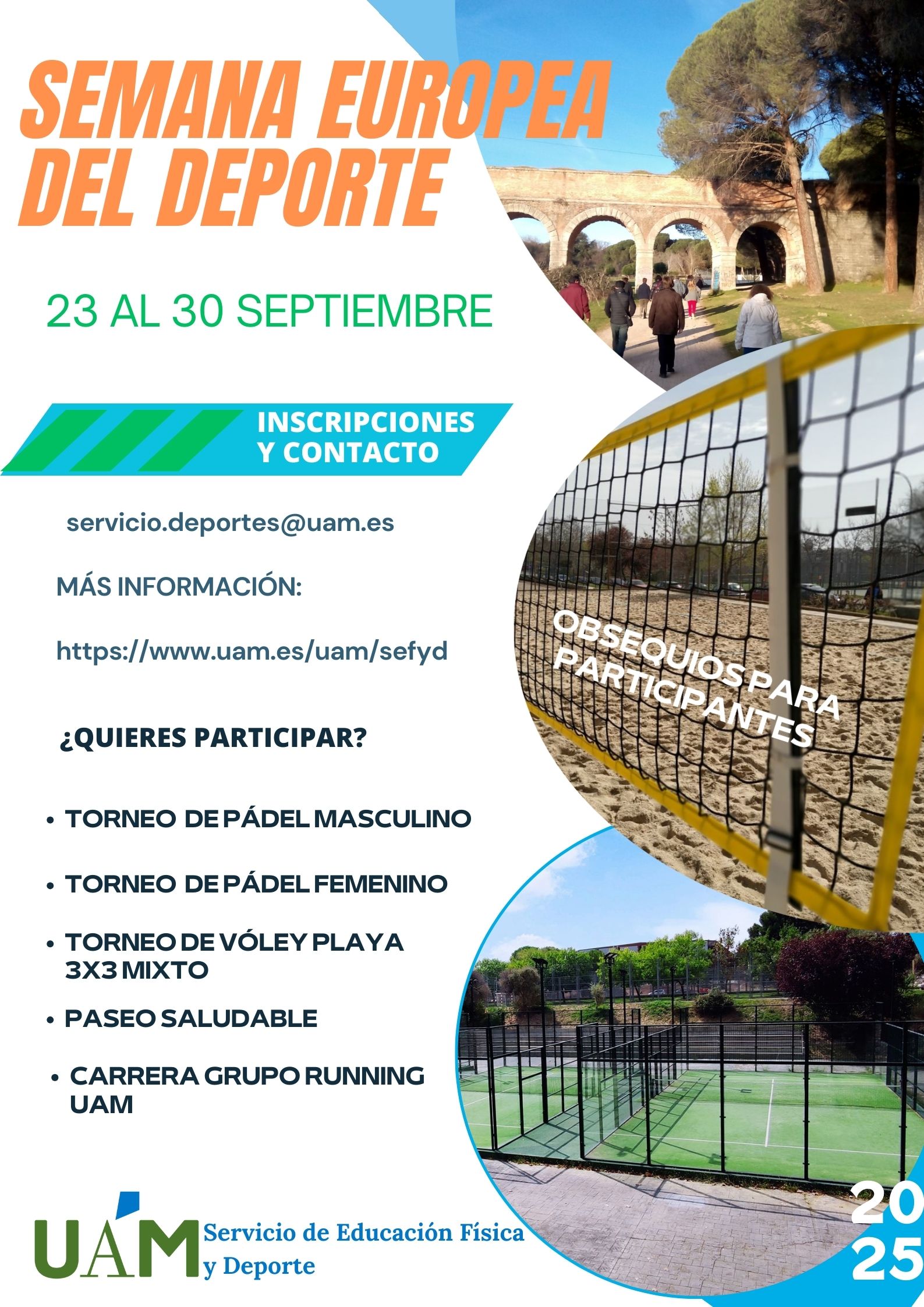 Cartel Semana Europea del Deporte