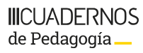 Imagen de logo de la revista Cuadernos de pedagogia