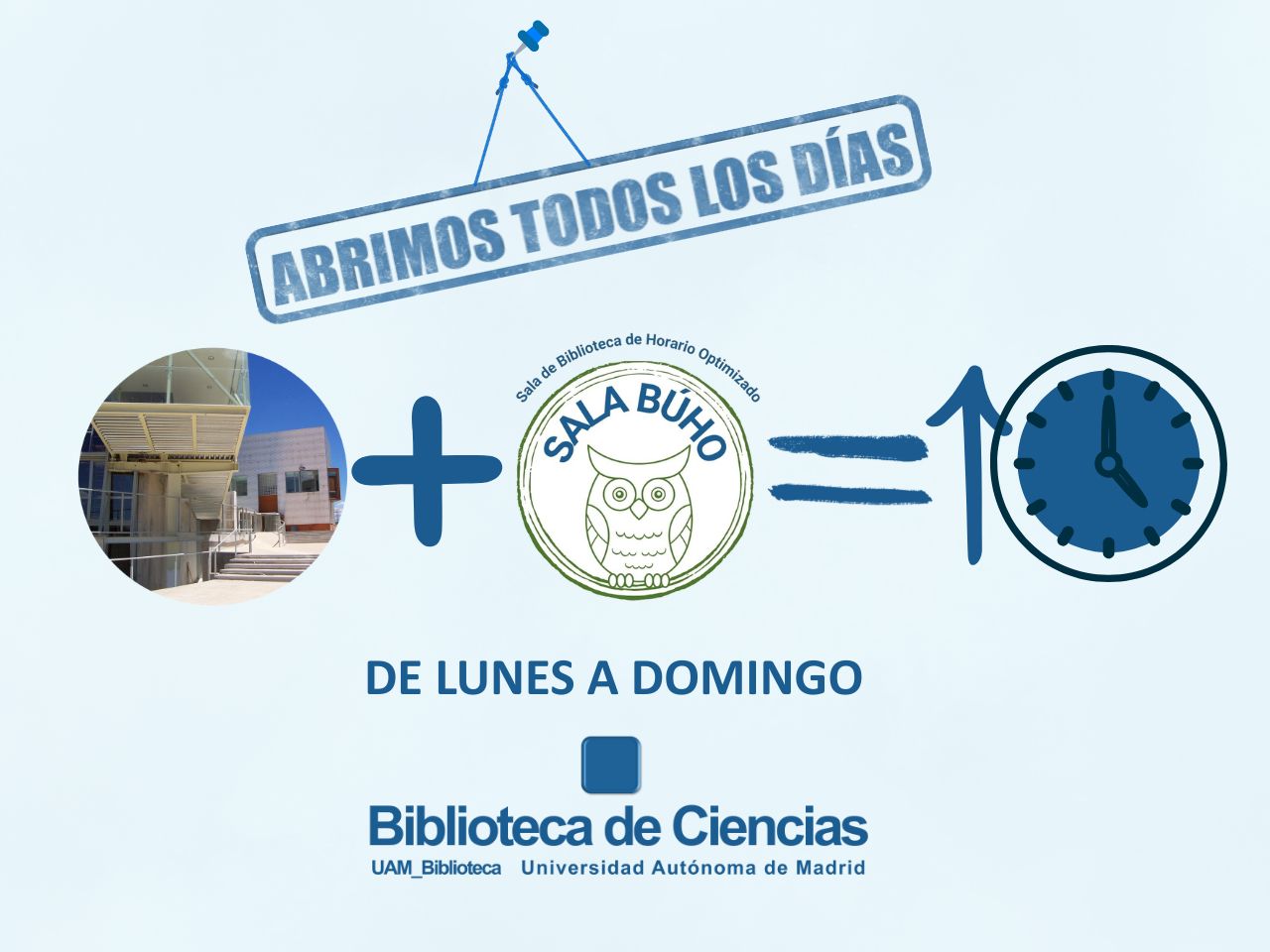 La Biblioteca de Ciencias amplía sus horarios con su Sala Búho