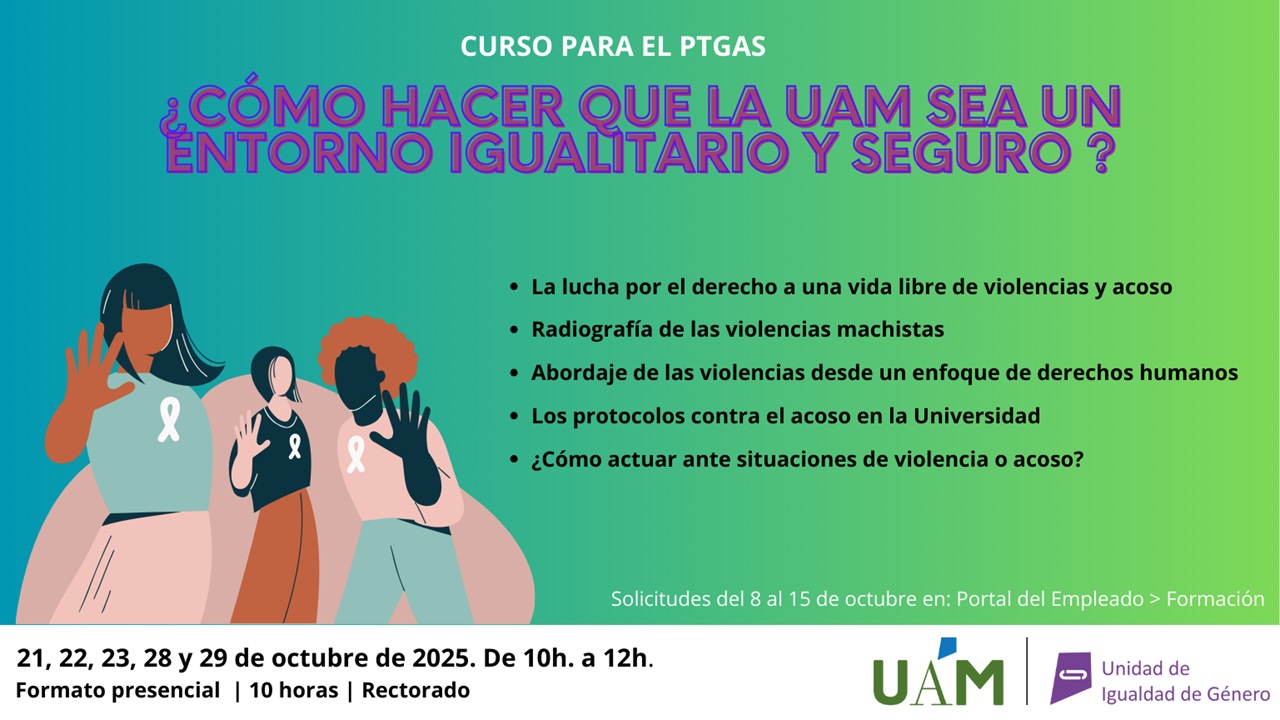 Imagen Noticia Curso PTGAS acoso 2025