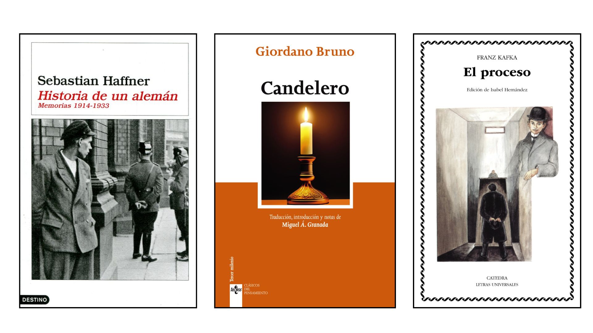 Historia de un alemán; Candelero; El proceso