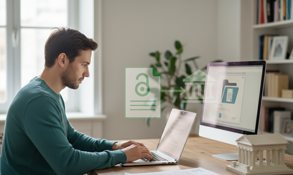 Imagen que emula el Autoarchivo