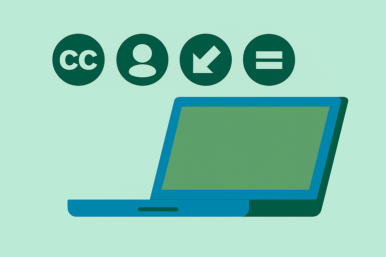 Imagen de un martillo de juez junto a un portátil.