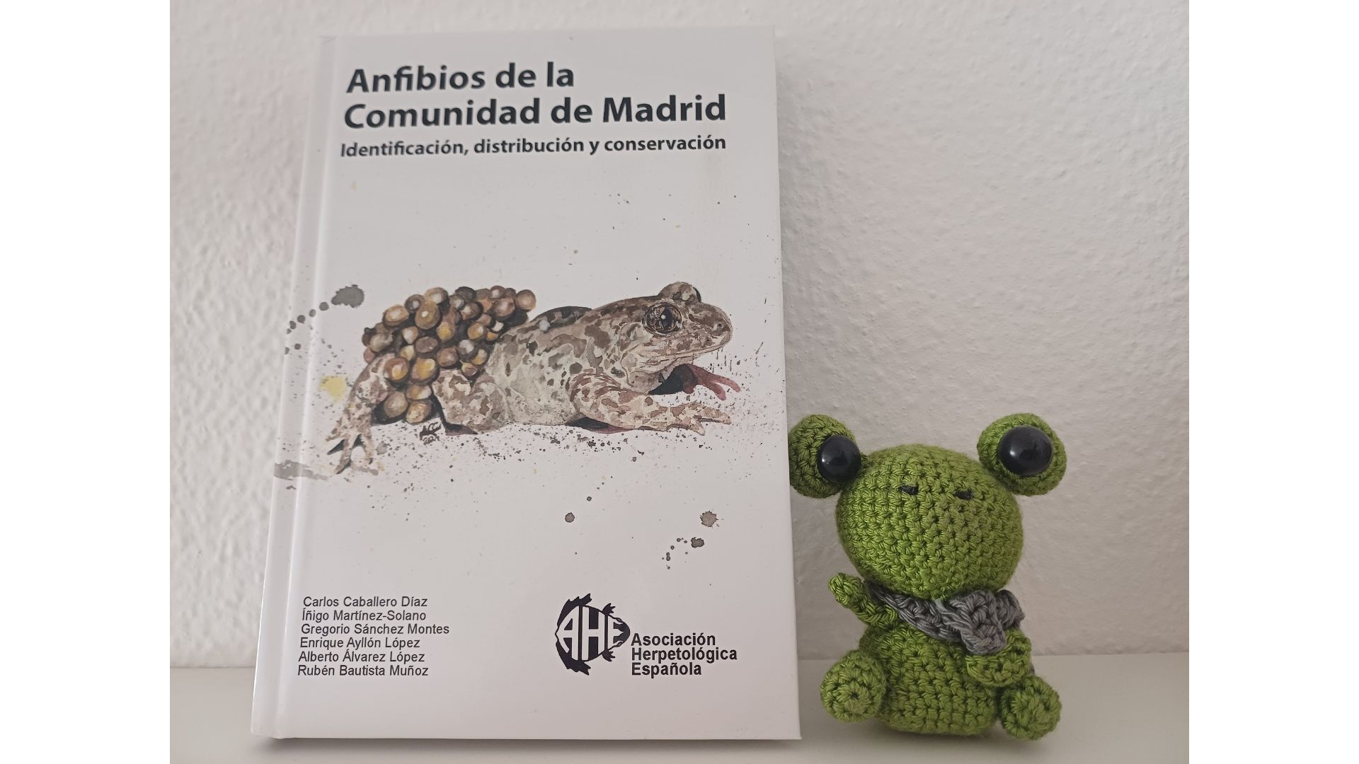 Portada del libro “Anfibios de la Comunidad de Madrid. Identificación, distribución y conservación”