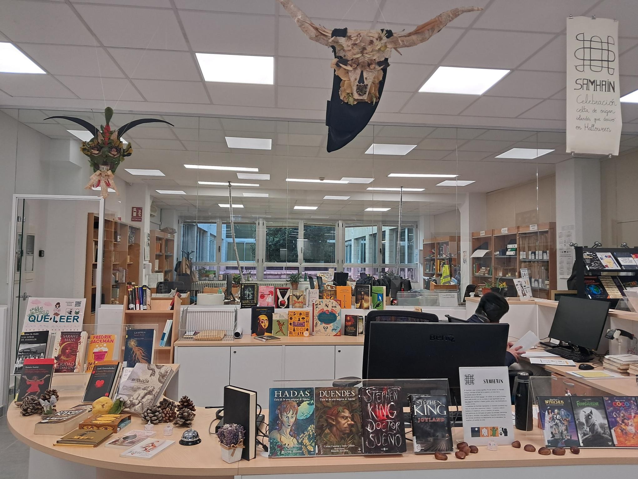 Fotografía de la exposición Samhain 2025