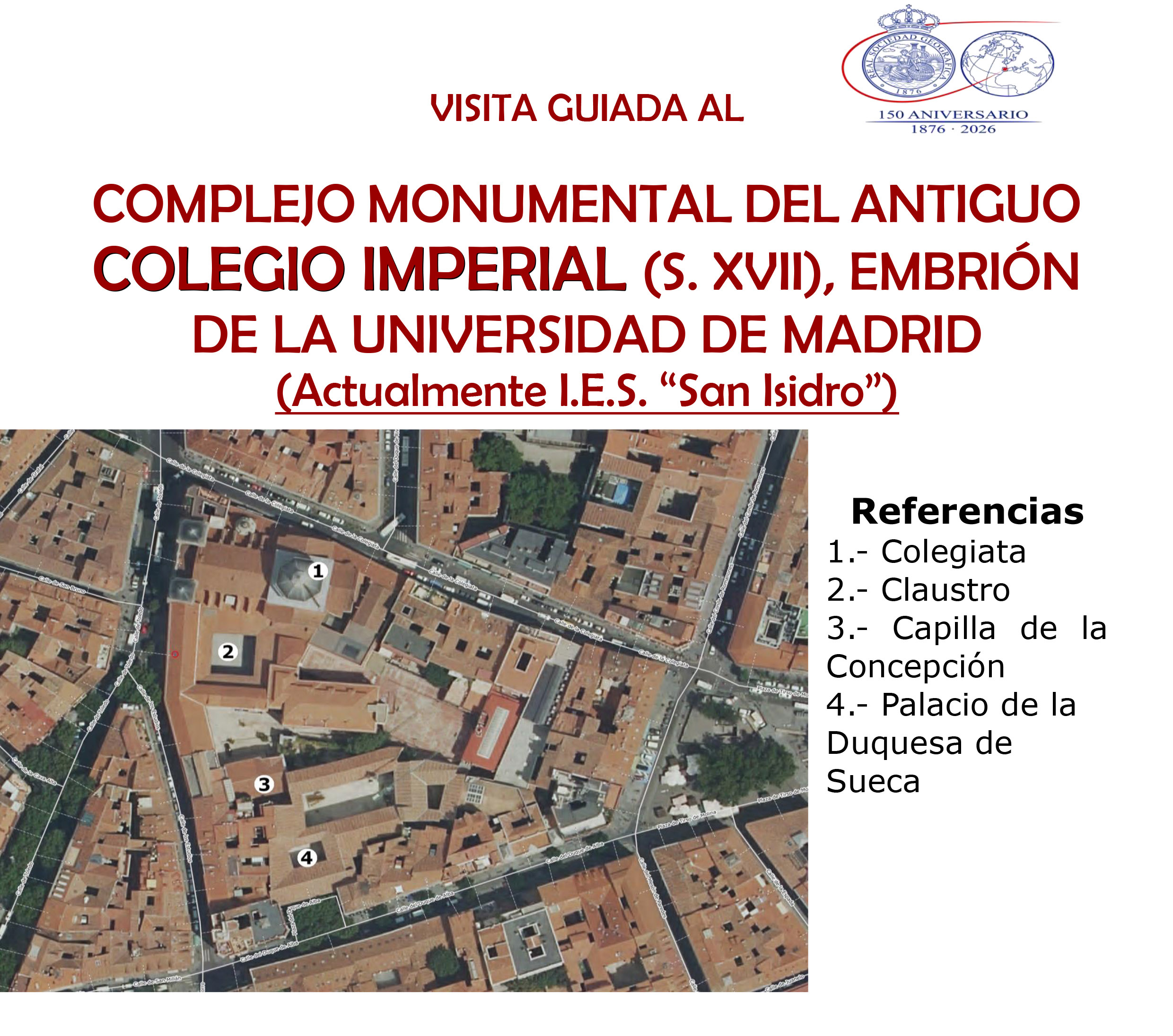 cartel visita guiada colegio Imperial SGE