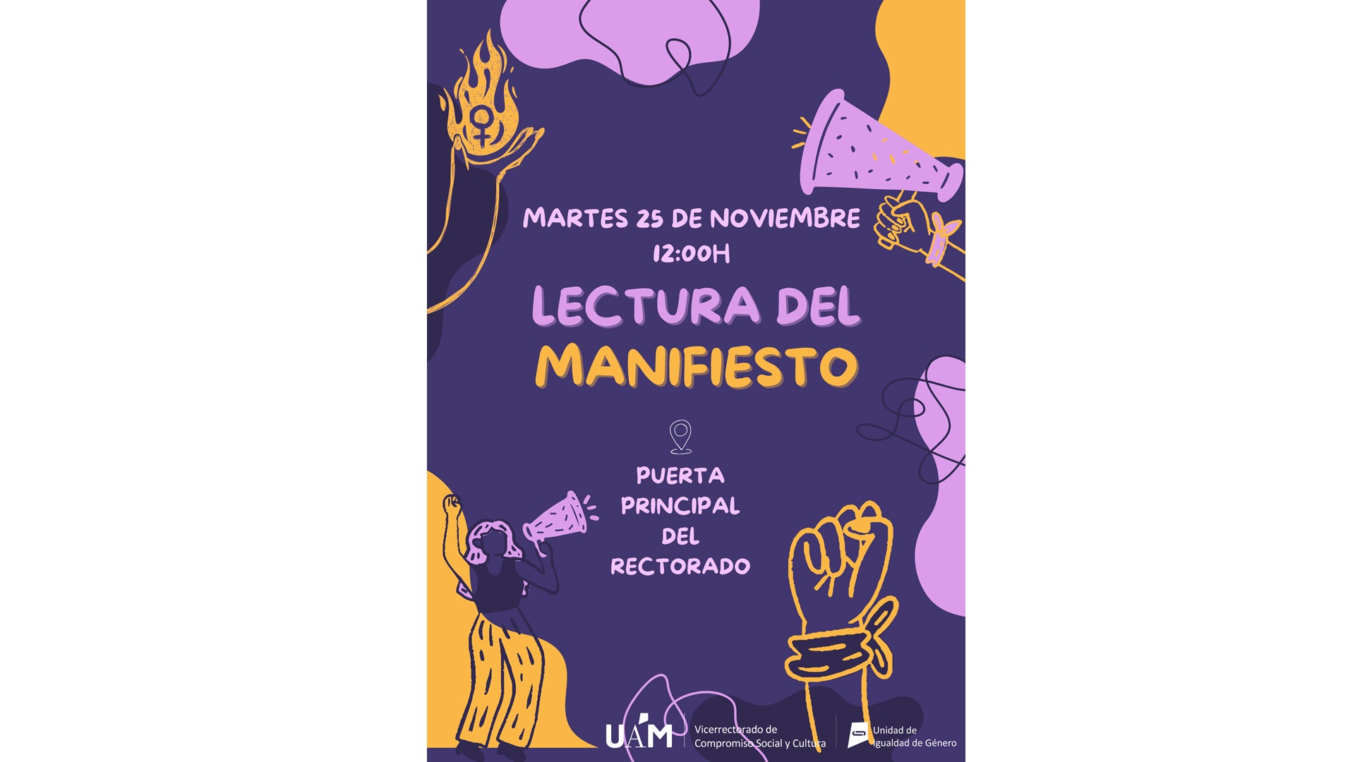 25N 2025 Lectura del Manifiesto