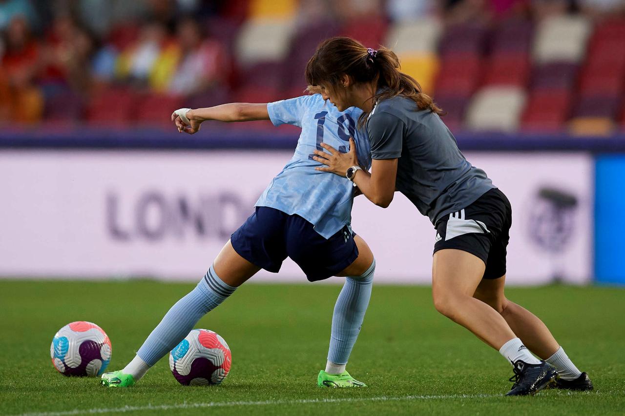 Blanca Romero, en un entrenamiento.