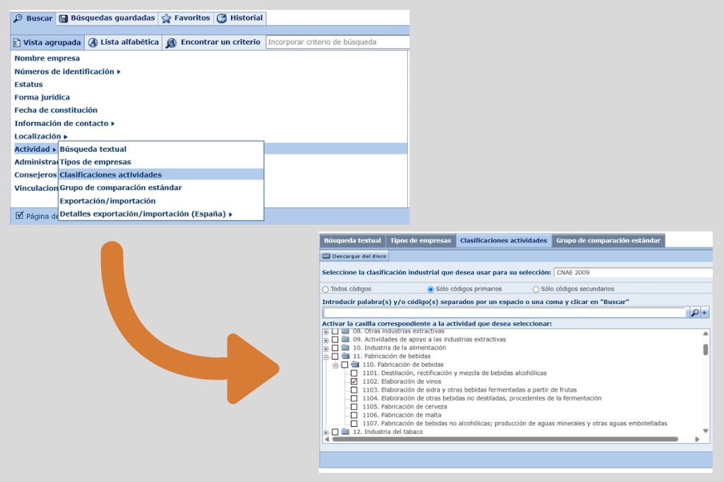 Captura de pantalla de SABI