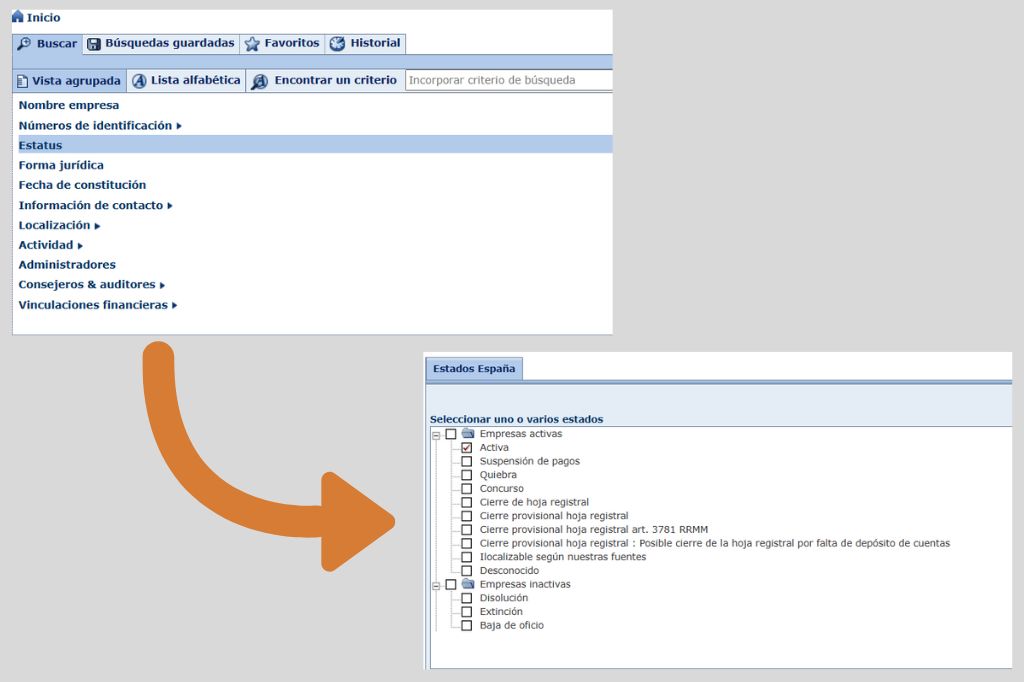 Captura de pantalla de SABI