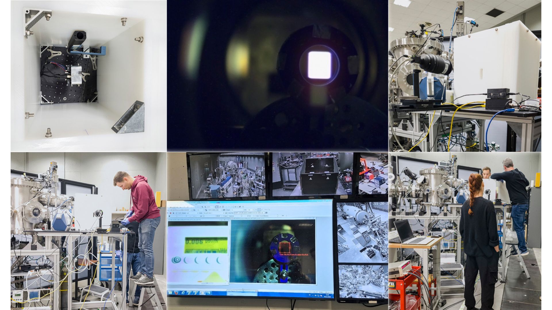 Escenas del experimento