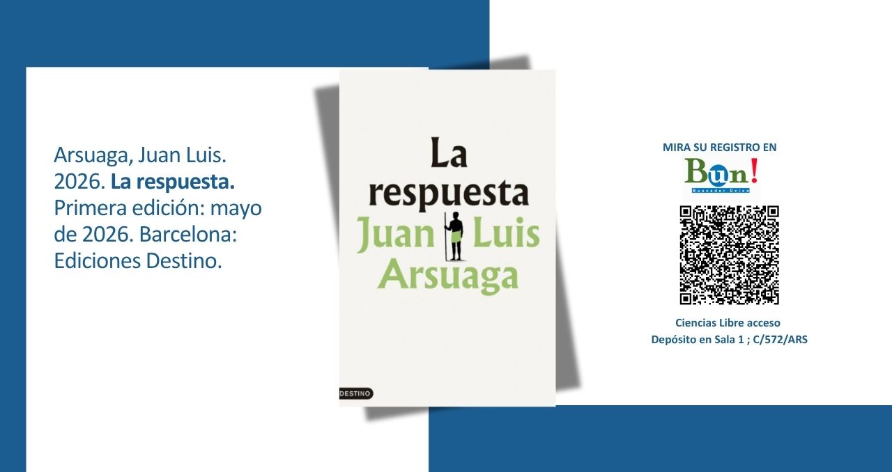 Novedades bibliográficas Biblioteca de Ciencias