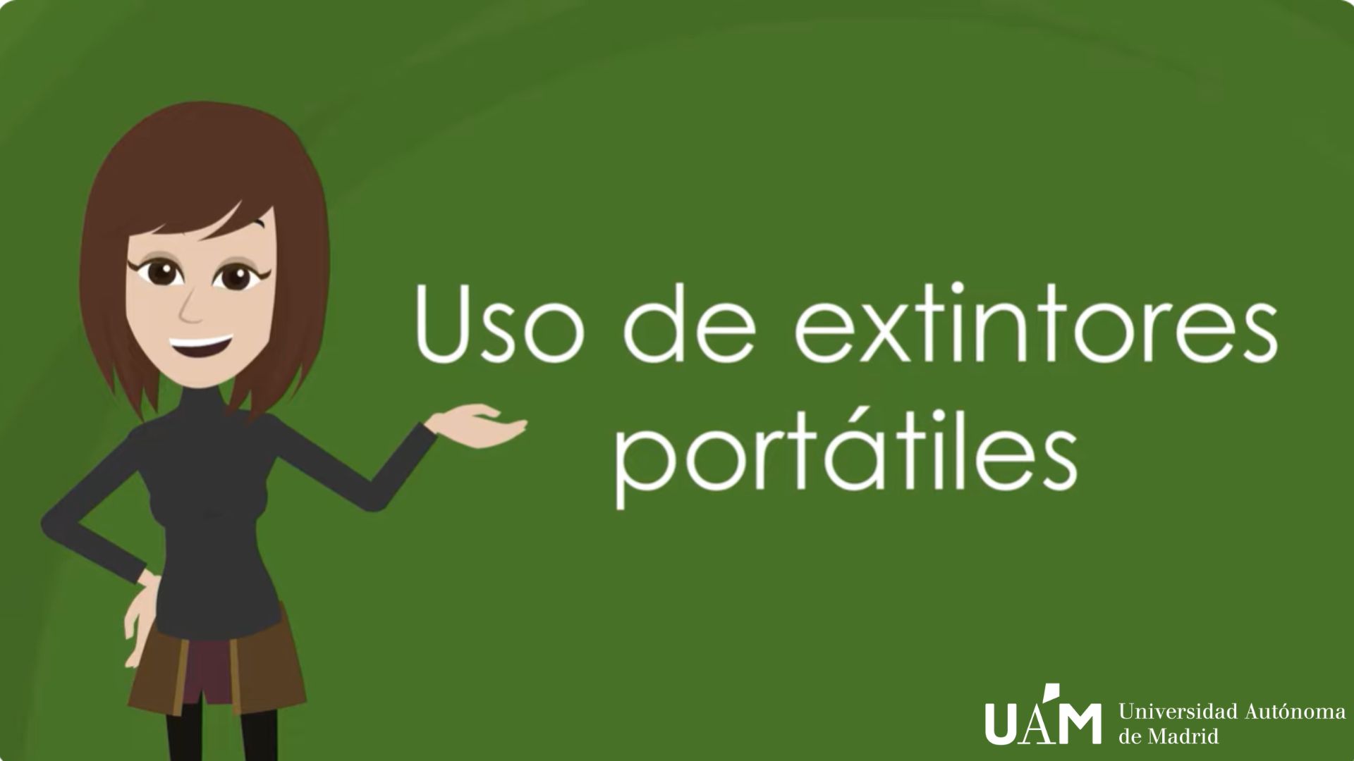 Emergencias - Uso extintores portátiles