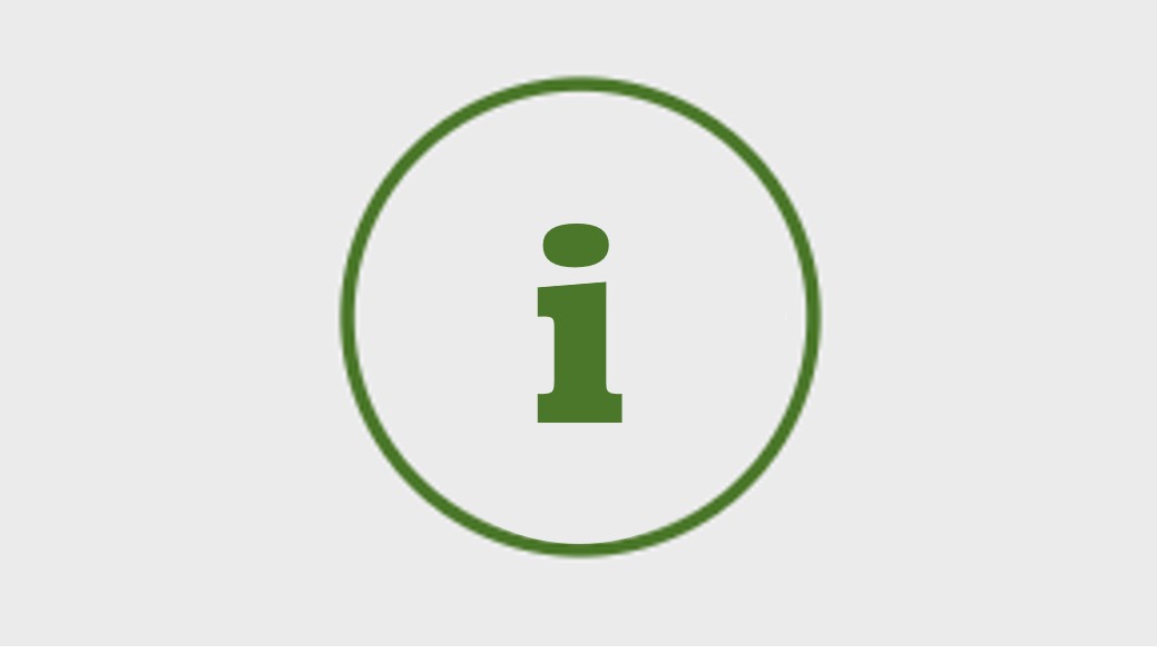 Imagen con i de información