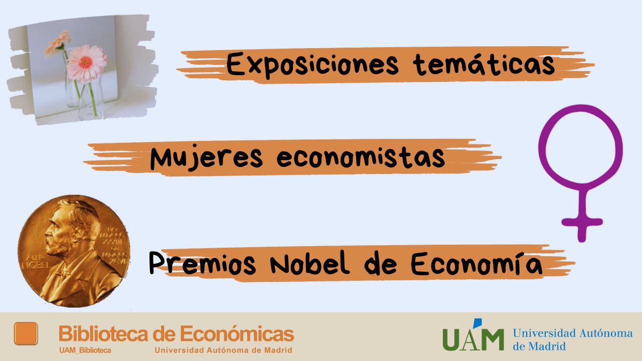 Cartel exposiciones virtuales Biblioteca de Económicas