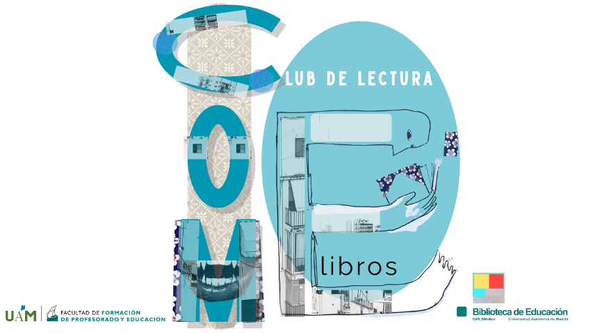 Imagen del cartel club de lectura comelibros