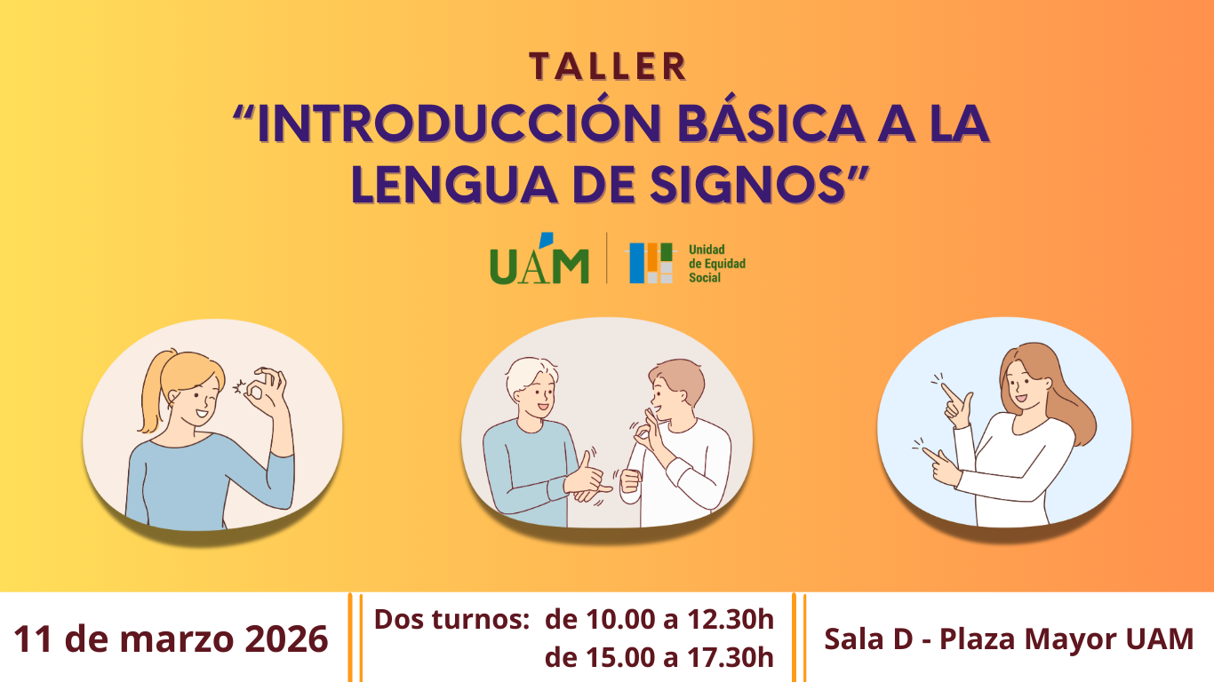 Imagen Taller “Introducción básica a la lengua de signos”