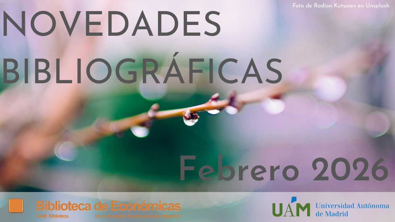 Cartel publicitando las novedades bibliográficas de febrero 2026