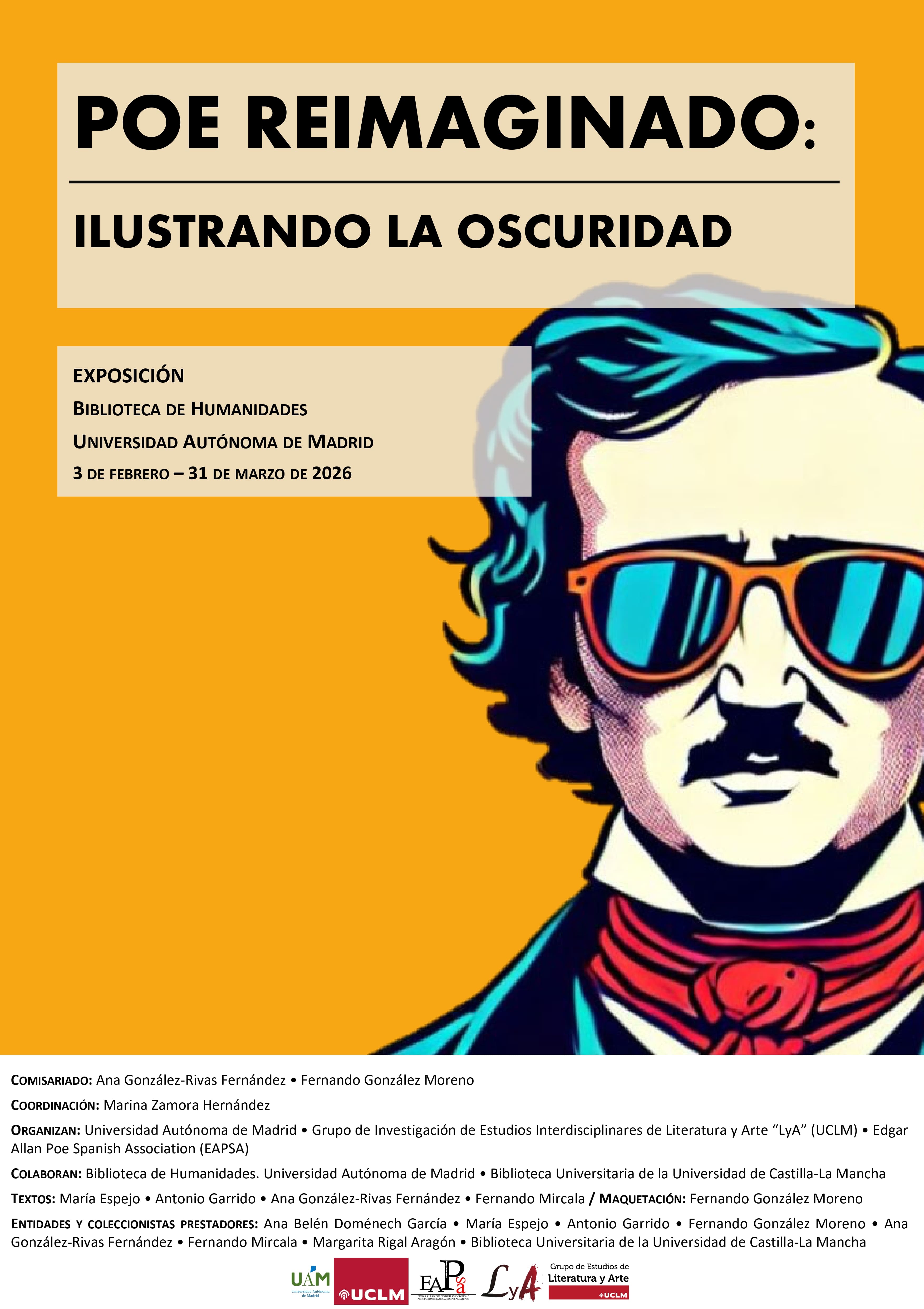 Poe reimaginado: poster de la exposición