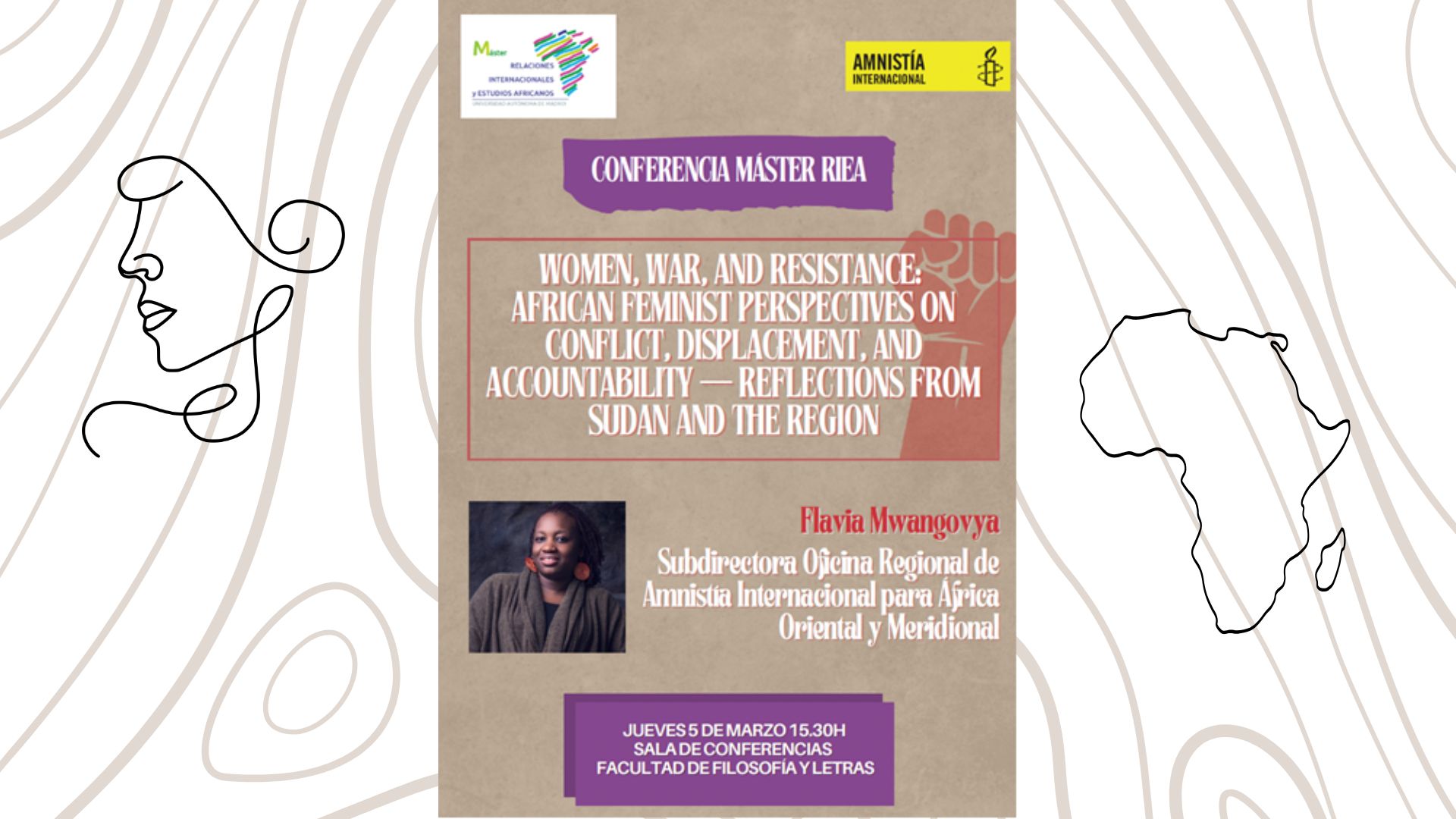 Conferencia Master RIEA de Flavia Mwangovya