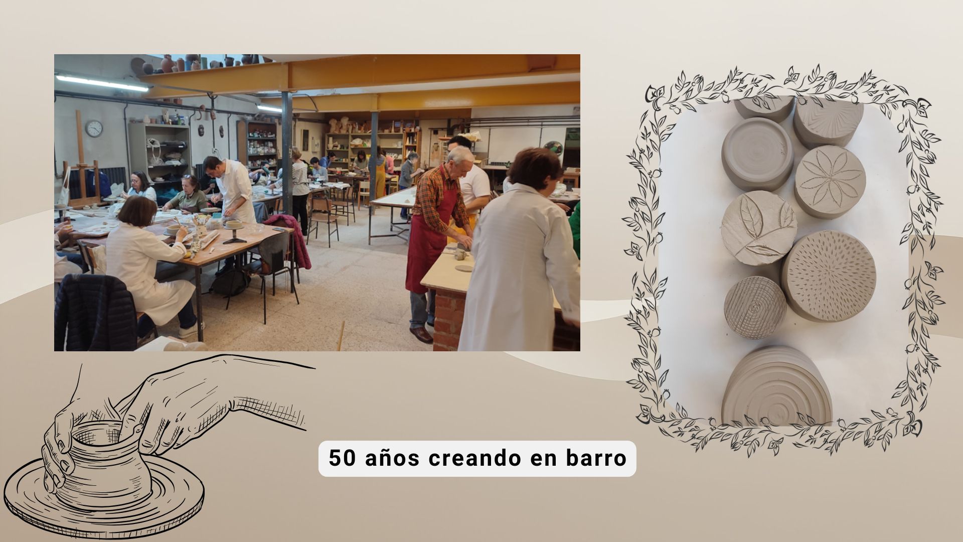 Imagen N_50 aniversario creando en barro