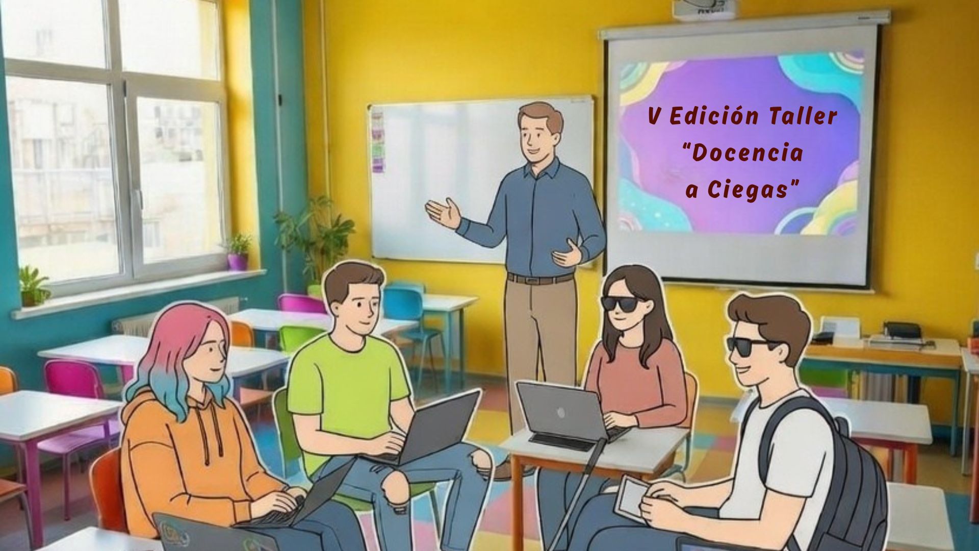 Imagen V Edición del Taller “Docencia a Ciegas”