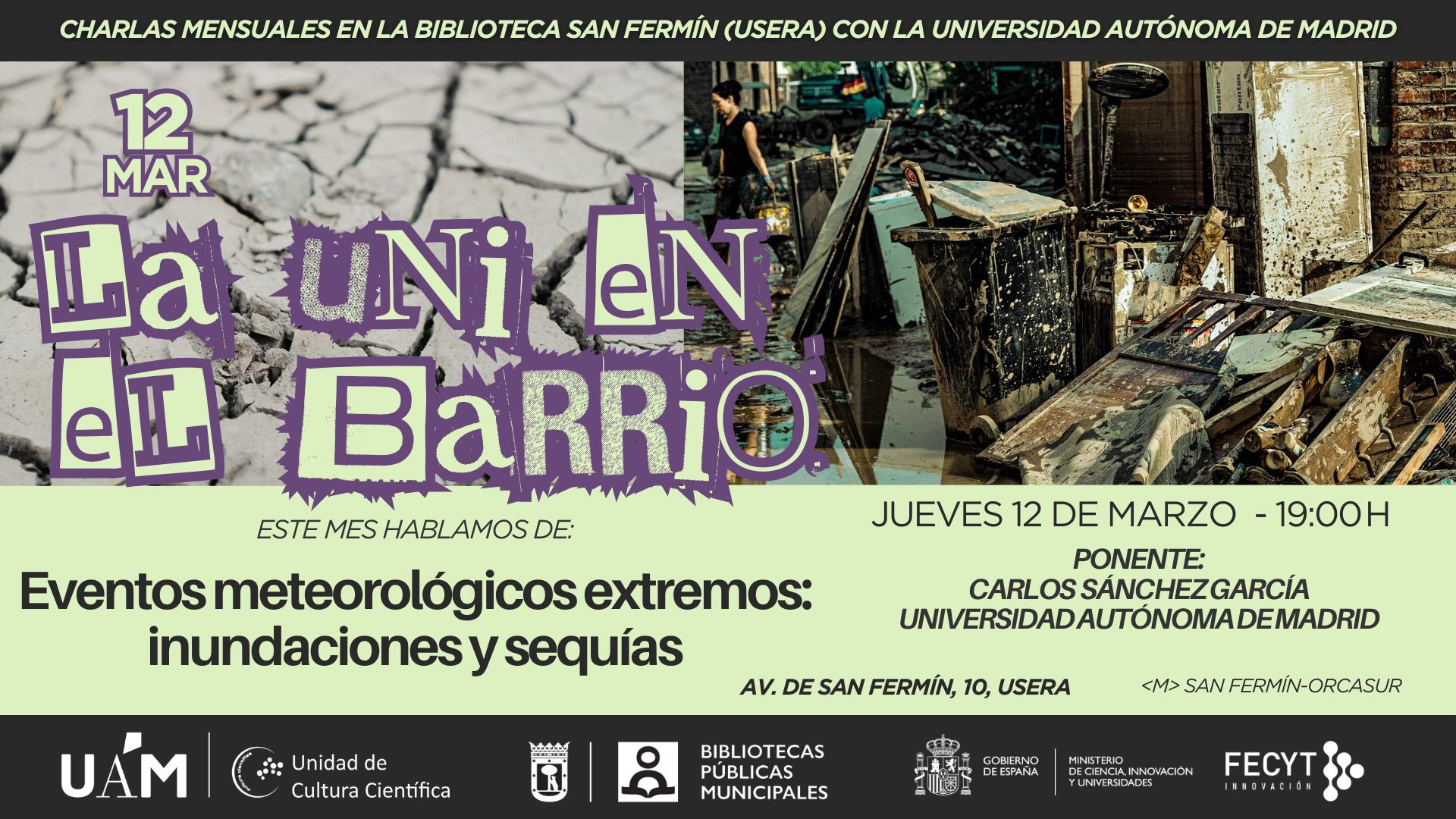 Cartel de la edición de este mes