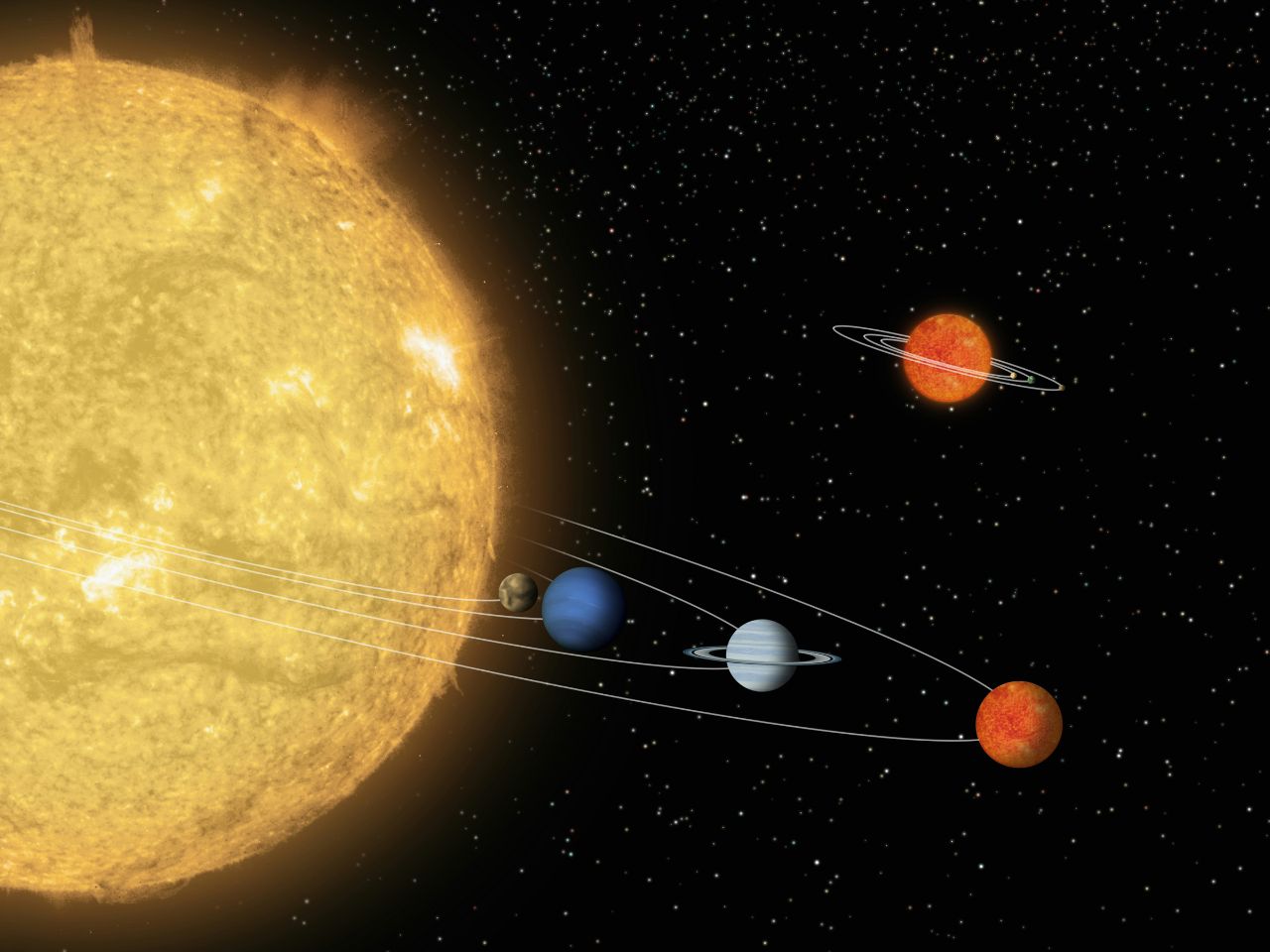 Desfile de planetas en la Biblioteca de Ciencias