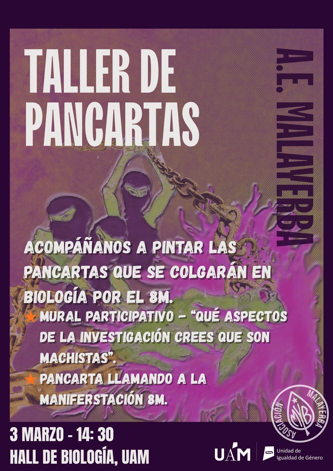 8M 2026 TALLER DE PANCARTAS