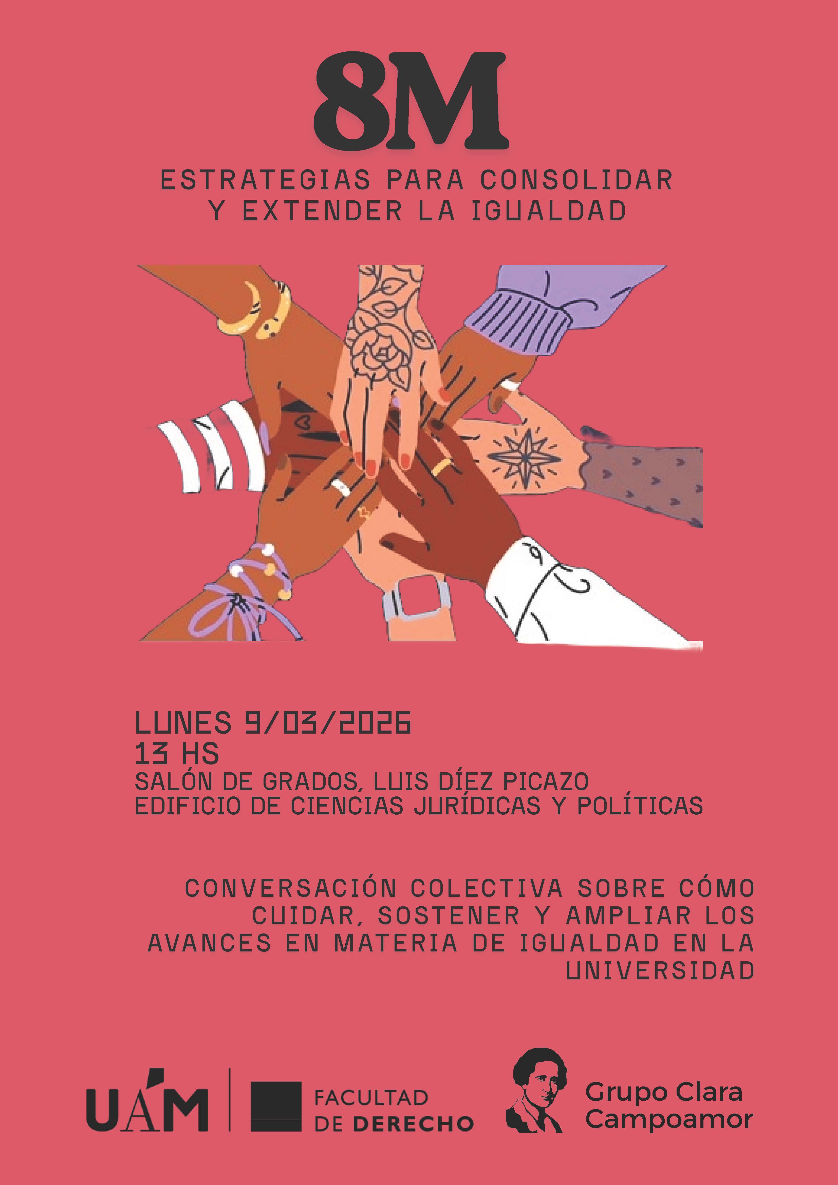 8M 2026 CONVERSACIÓN COLECTIVA: ESTRATEGIAS PARA CONSOLIDAR Y EXTENDER LA IGUALDAD